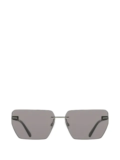 Calvin Klein Óculos de sol geométrico sem aro