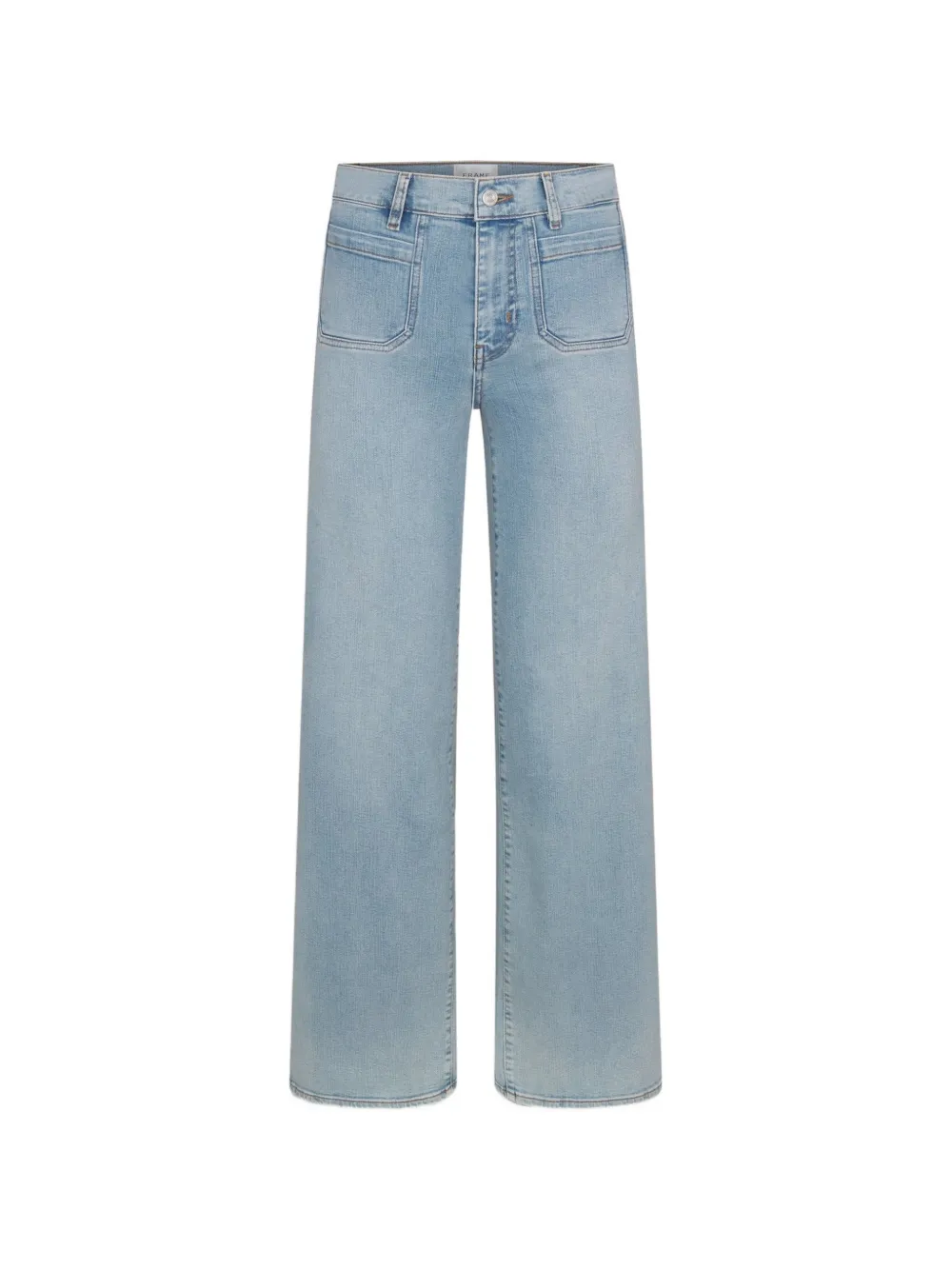 FRAME Le Slim Palazzo patch-pocket jeans - Blu