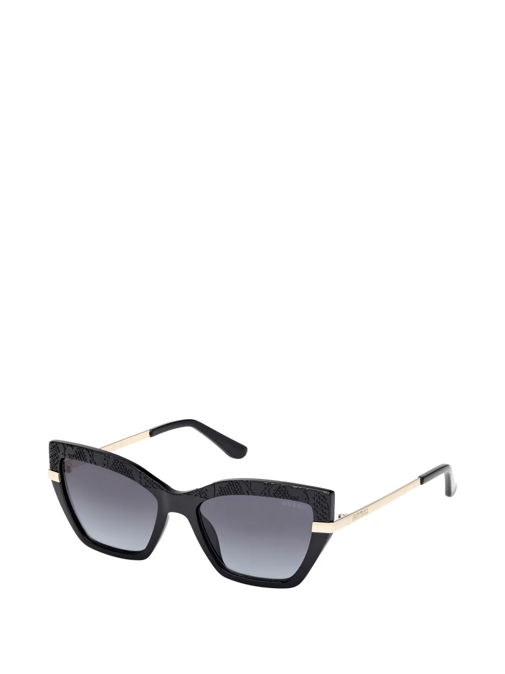 GUESS EYEWEAR Zonnebril met cat-eye montuur Zwart