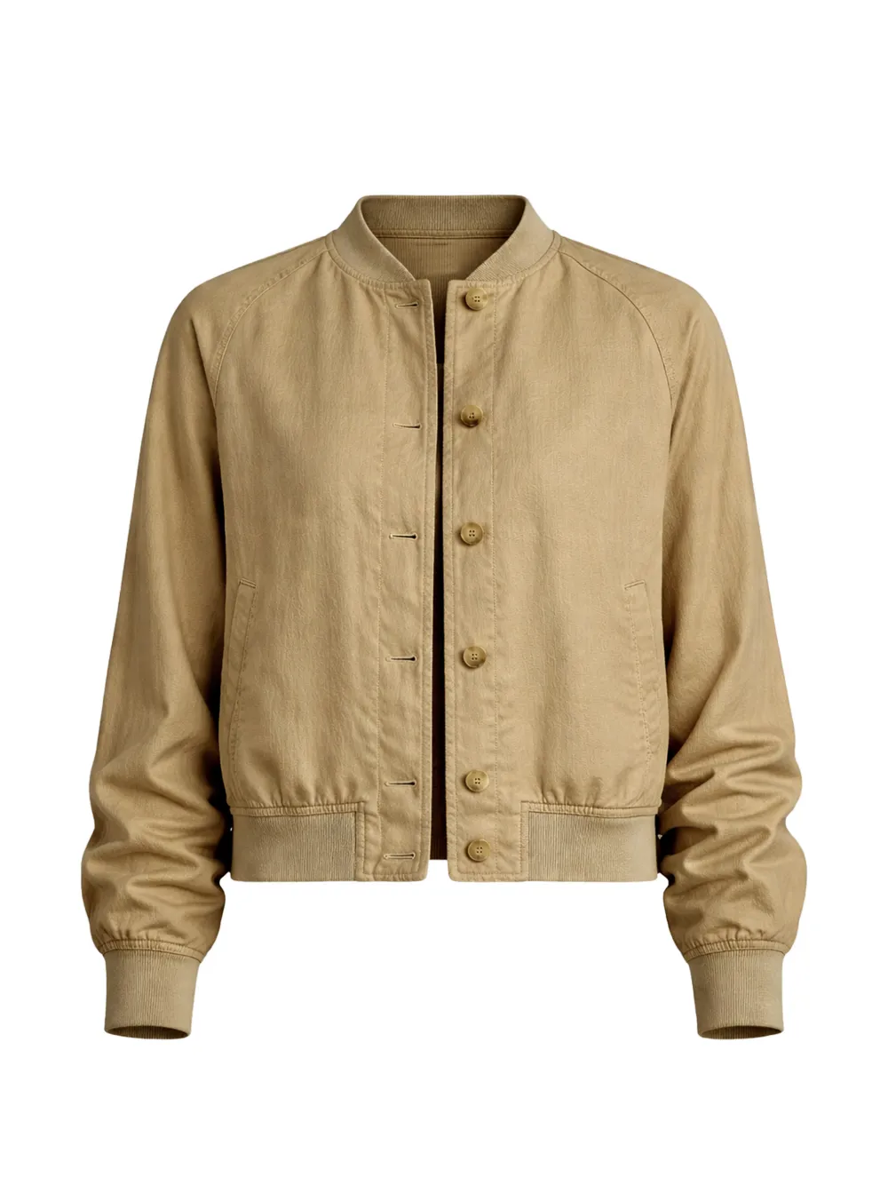Lauren Ralph Lauren button-fastening bomber jacket - Toni neutri