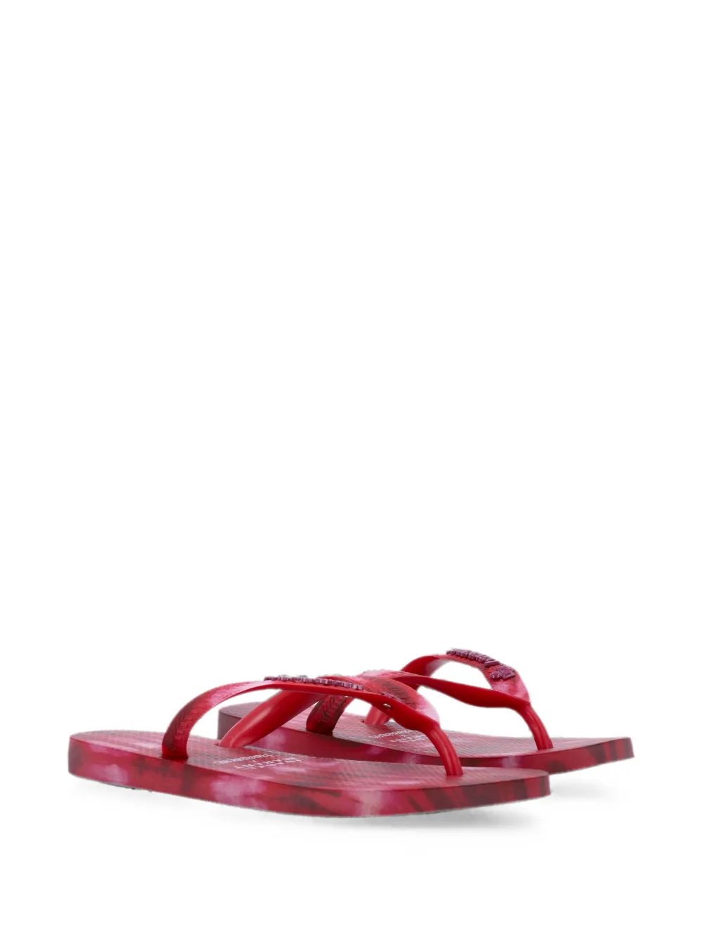 Havaianas x Isabel Marant Top Ikat teenslippers met tie-dye print Rood