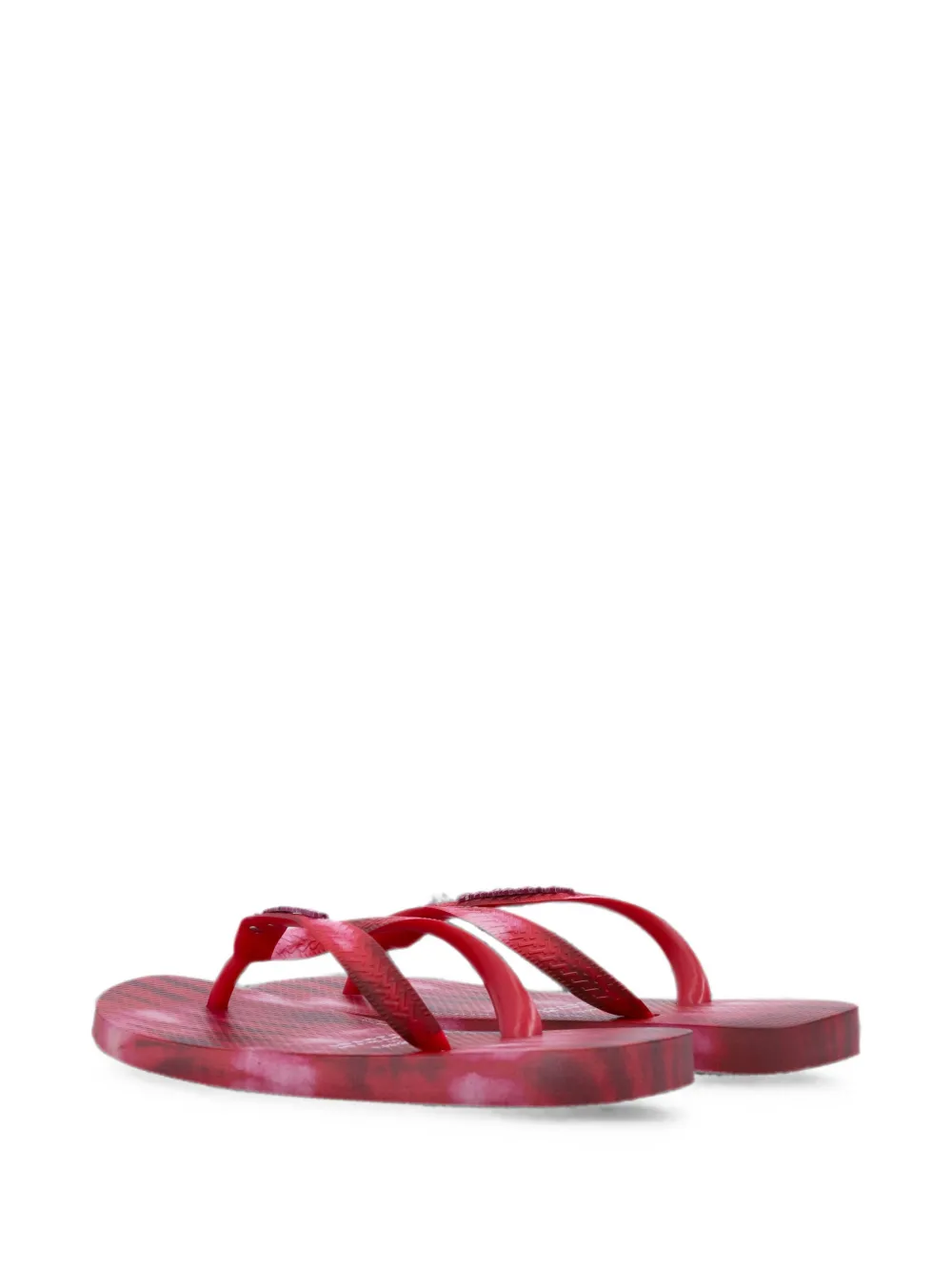 Havaianas x Isabel Marant Top Ikat teenslippers met tie-dye print Rood
