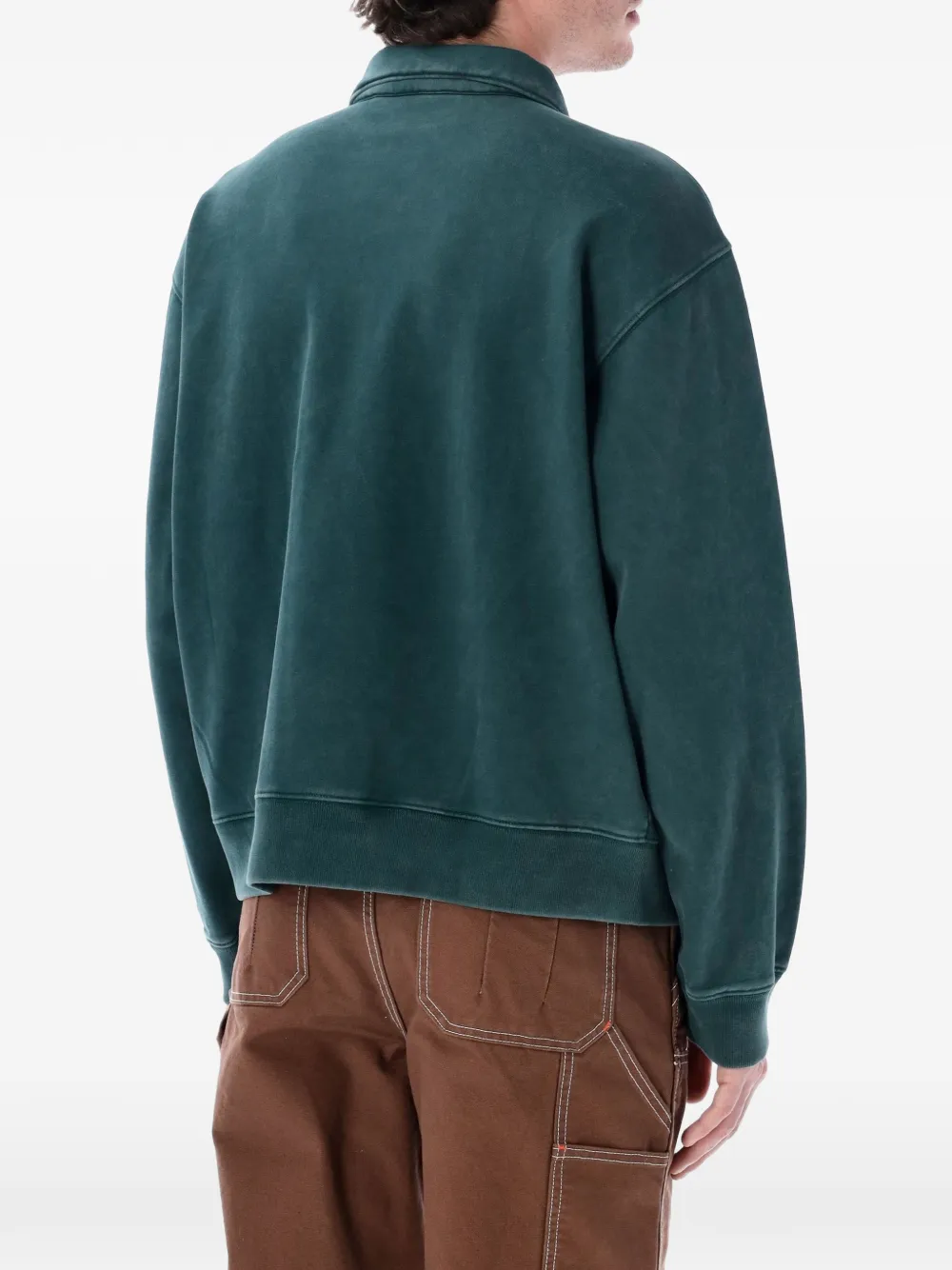 Vans x Julian Klincewicz sweater met opgestikte zak en rits Groen