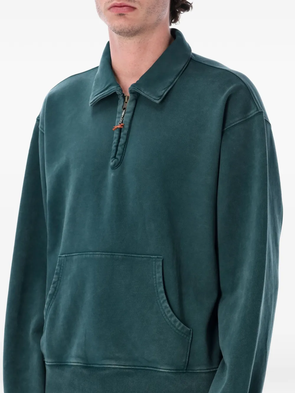 Vans x Julian Klincewicz sweater met opgestikte zak en rits Groen