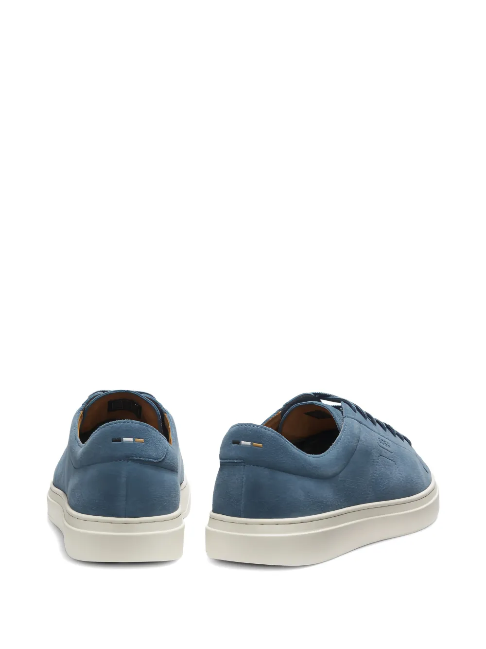 BOSS Kieran suede sneakers Blauw