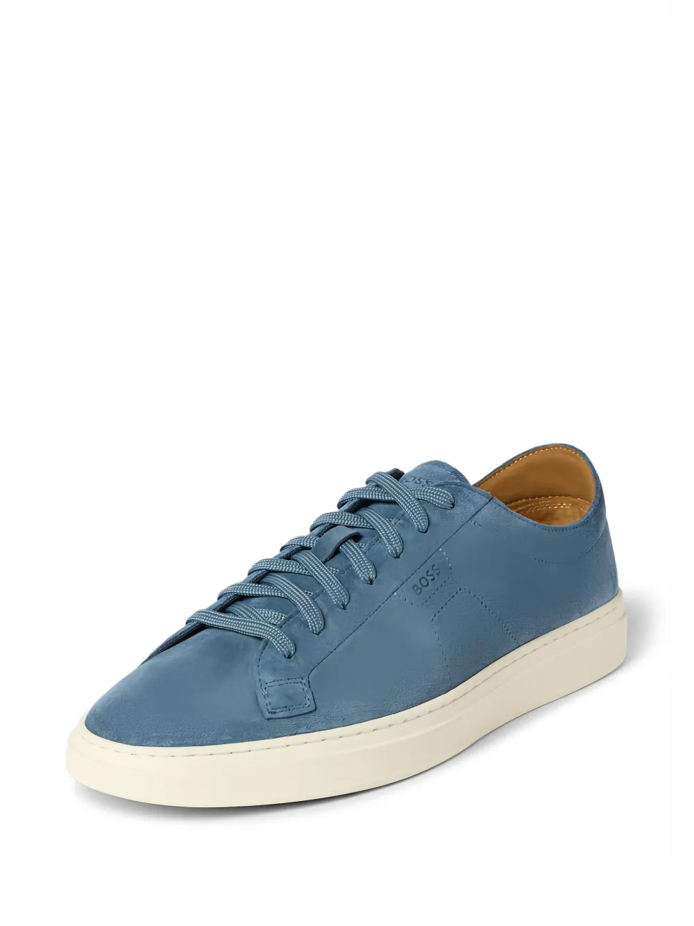 BOSS Kieran suede sneakers Blauw