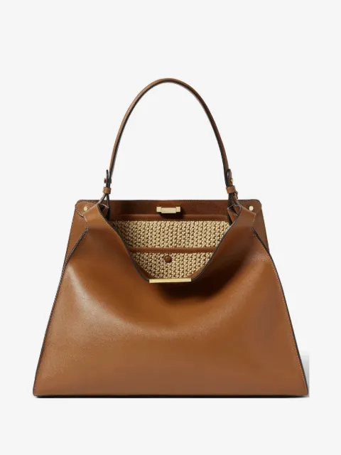FENDI Medium Peekaboo Way leather tote bag