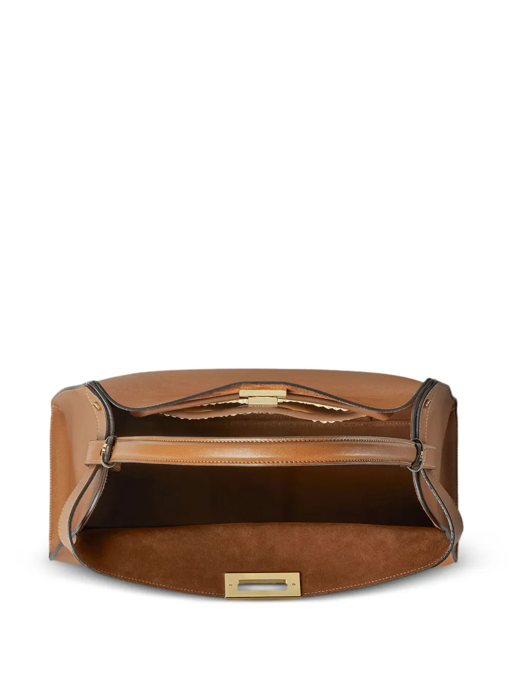 FENDI Medium Way leren shopper Bruin