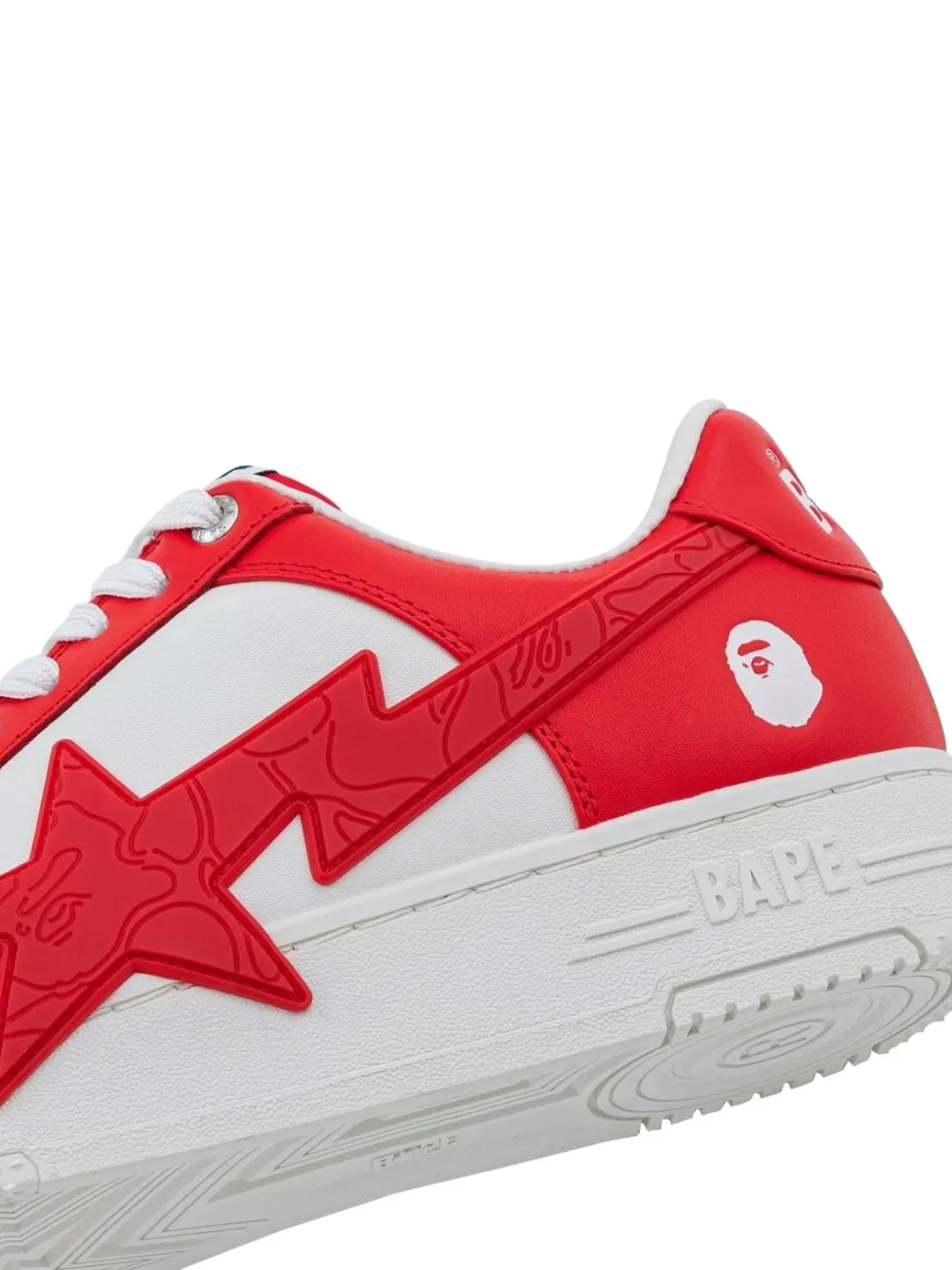 A BATHING APE Bape Sta sneakers Rood