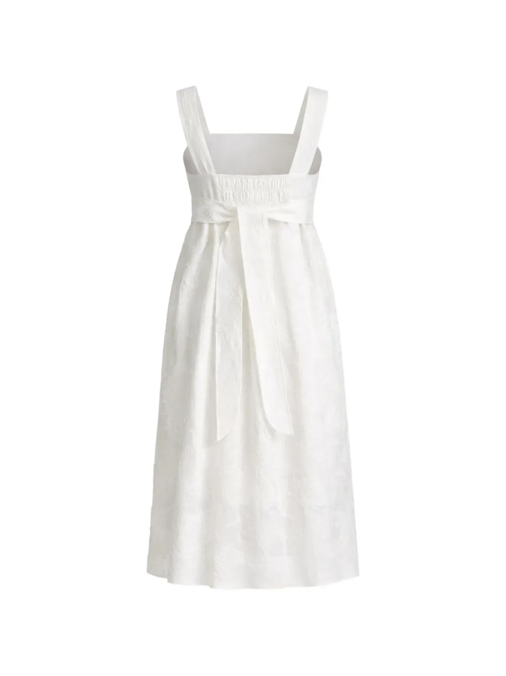 Vince Jurk met gestrikte taille Wit