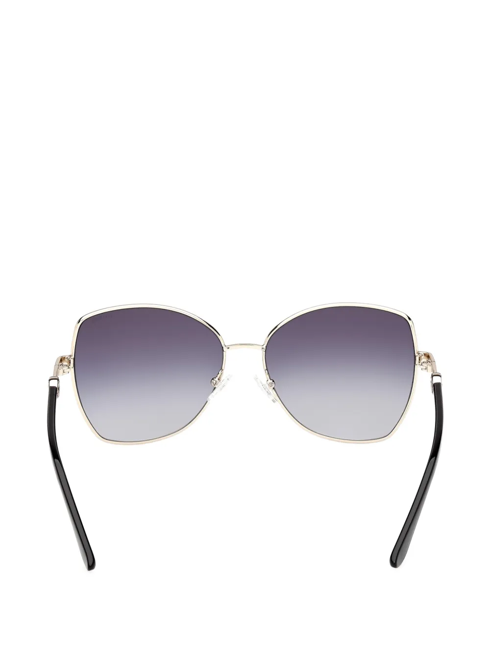 GUESS EYEWEAR Zonnebril met vlinder montuur Zwart