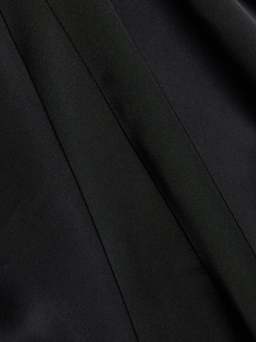 TOVE Aker Satin Cap-sleeve Midi Dress in Black, view 2