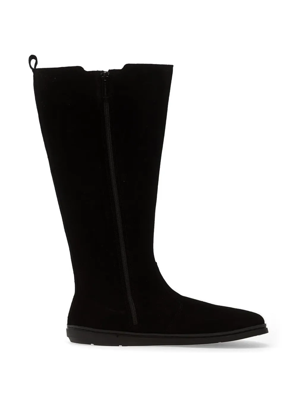 GROUNDIES Milena 2.0 suede-finish side-zip boots - Nero