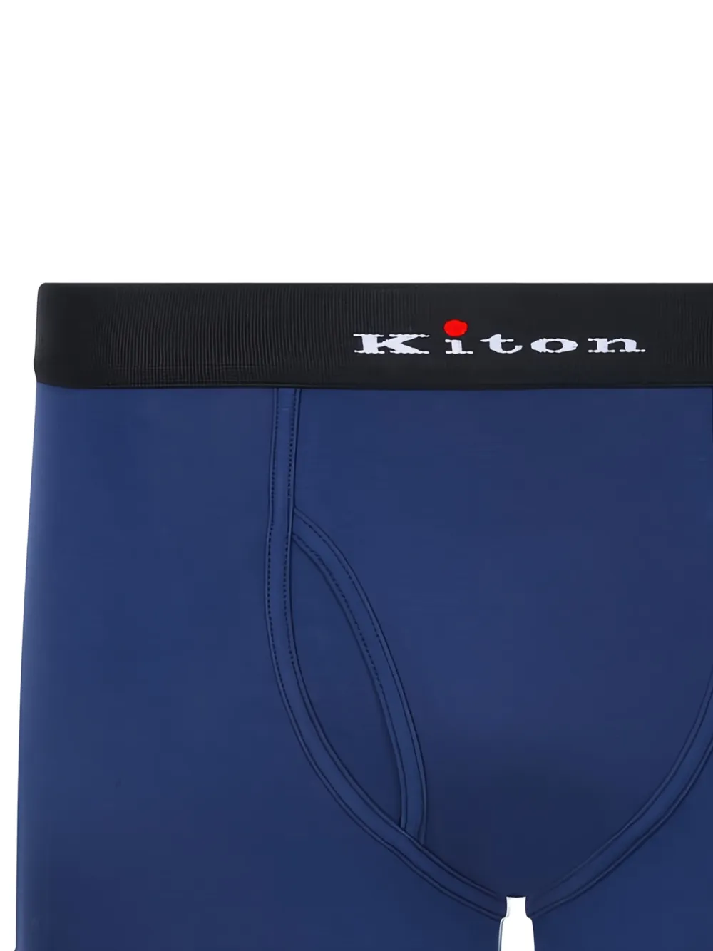 Kiton Boxershorts met logoband Blauw