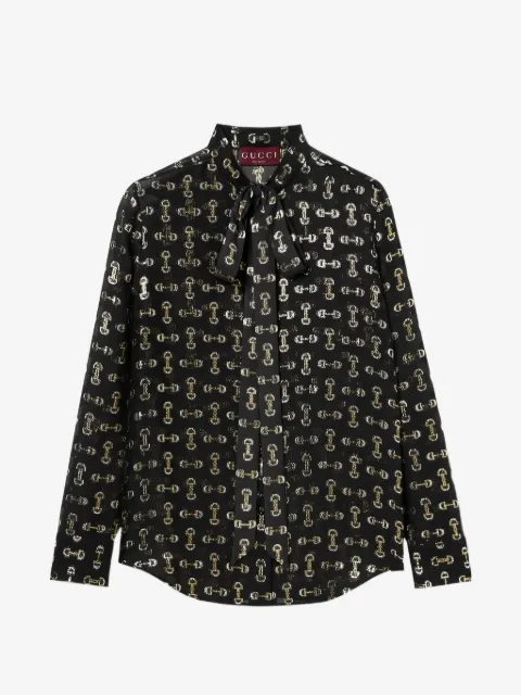 Gucci blusa Horsebit