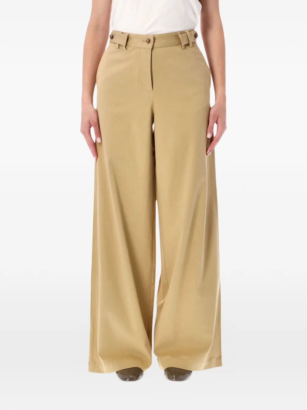 Sessùn Wesley wide-leg trousers - Toni neutri