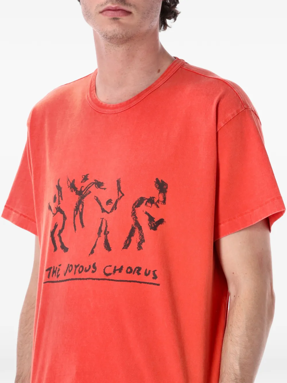 Vans x Julian Klincewicz Joyous Chorus T-shirt met grafische print Rood