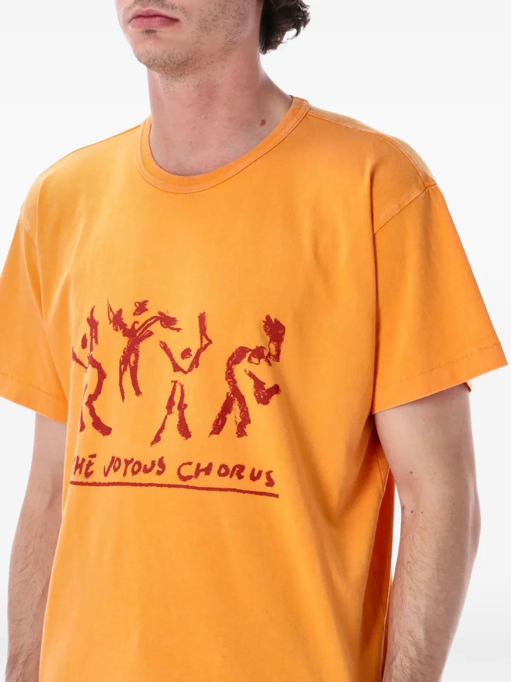 Vans x Julian Klincewicz Joyous Chorus crew-neck T-shirt | Orange