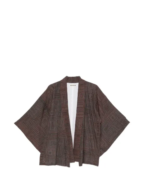 A.N.G.E.L.O. Vintage Upcycling geometric-print kimono
