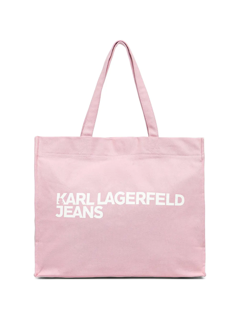 Karl Lagerfeld Jeans logo-print tote bag - Rosa