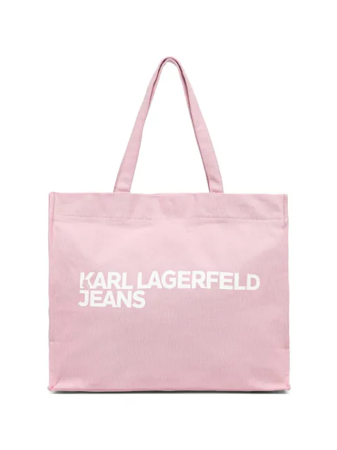 Karl Lagerfeld Jeans logo-print tote bag