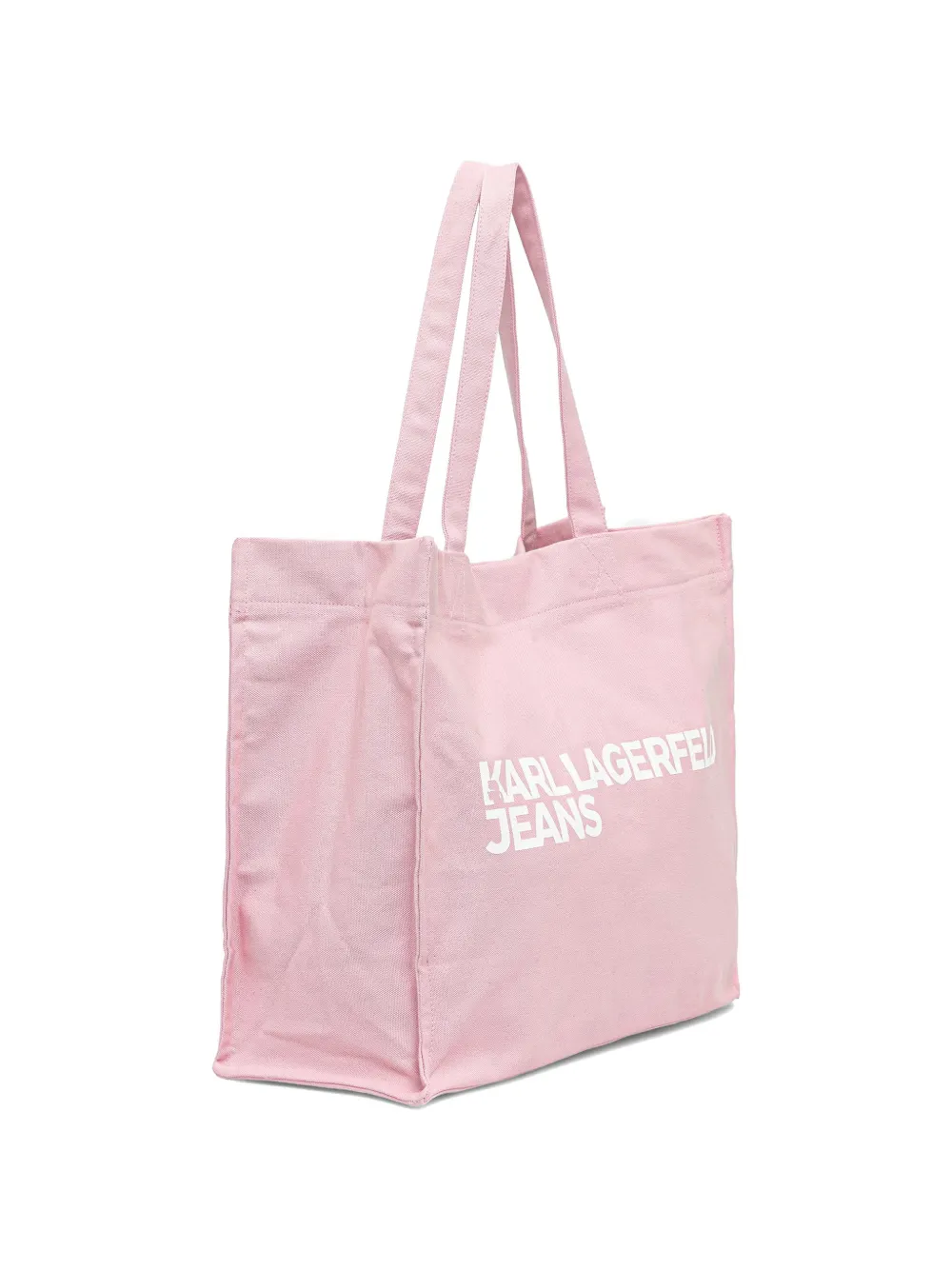 Karl Lagerfeld Jeans Shopper met logoprint Roze