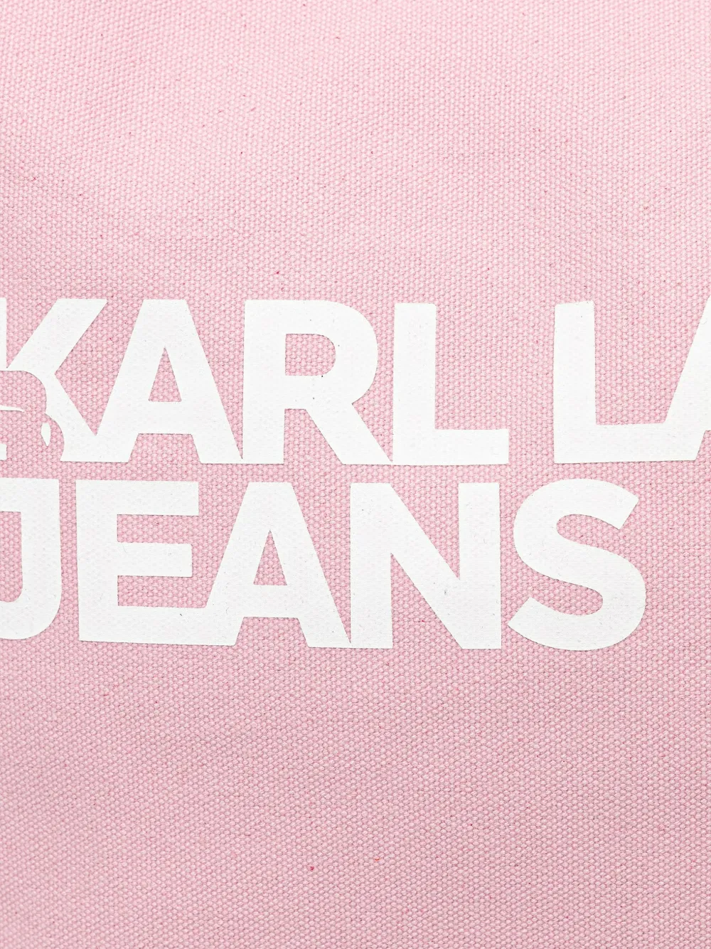 Karl Lagerfeld Jeans Shopper met logoprint Roze