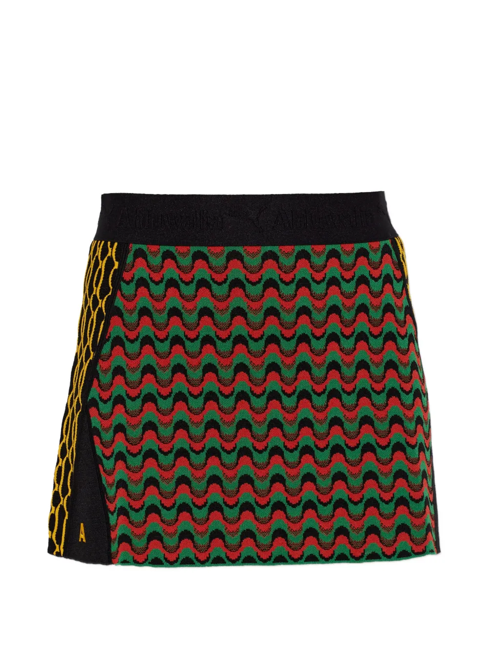 PUMA x Ahluwalia jacquard-knit mini skirt - Verde