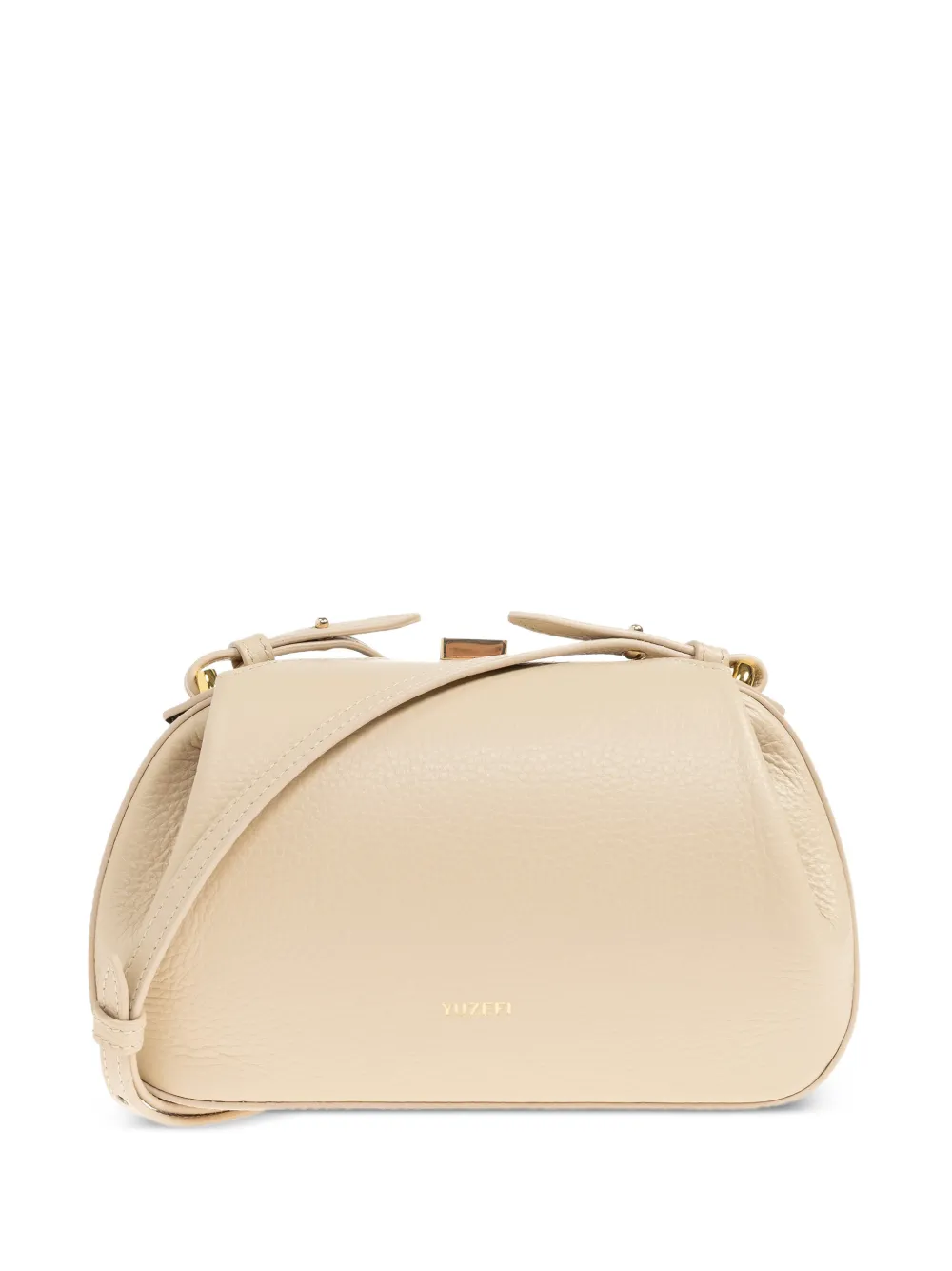 Yuzefi mini Oyster grained-leather shoulder bag - Toni neutri
