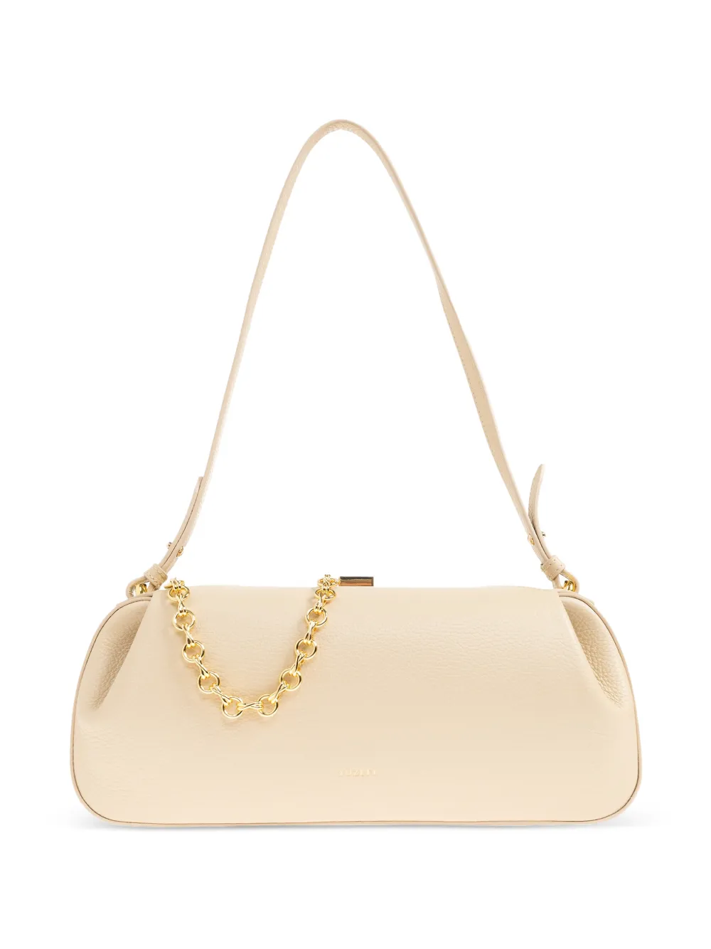 Yuzefi Oyster chain-detail grained-leather tote bag - Toni neutri