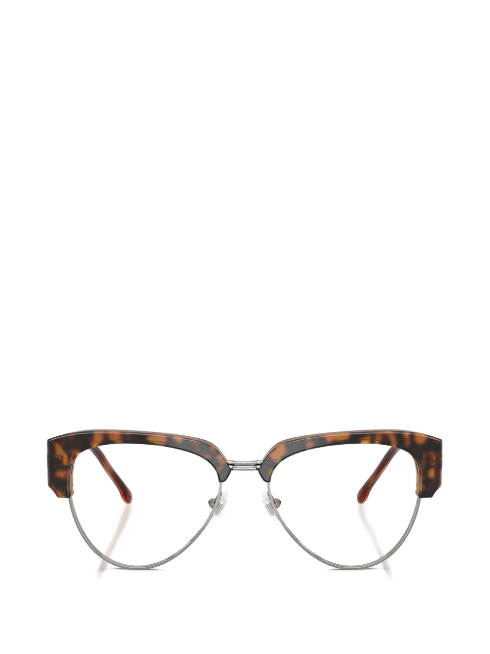 Diesel tortoiseshell-effect cat-eye glasses - Marrone