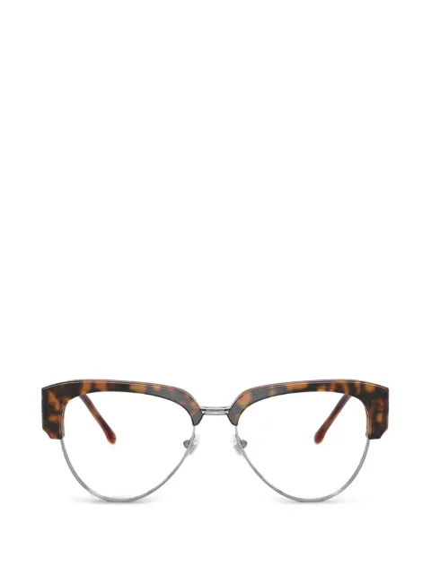 Diesel lentes con armazón cat eye estilo carey