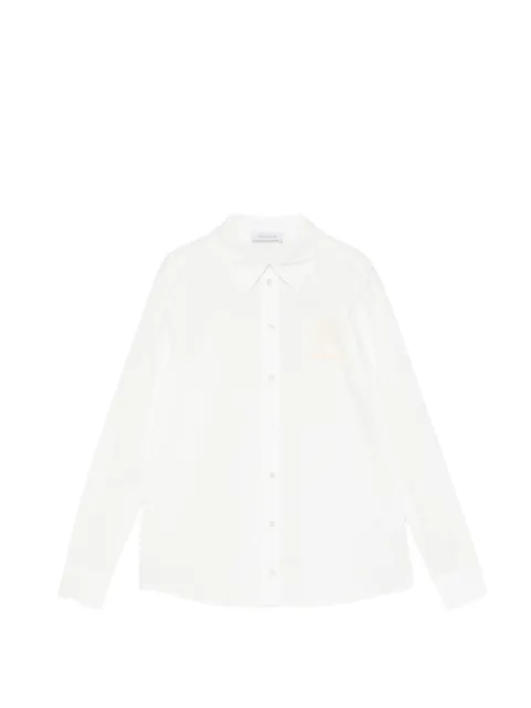 Roberto Cavalli Junior logo-embroidered shirt