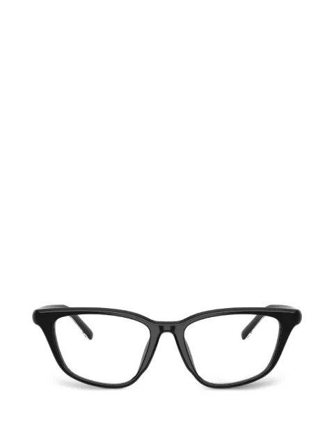 Diesel lentes con armazón cat eye y placa del logo