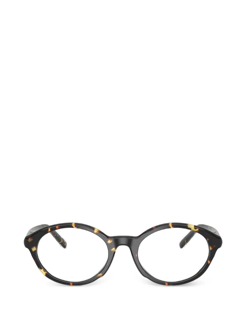 Diesel oval-frame glasses - Giallo