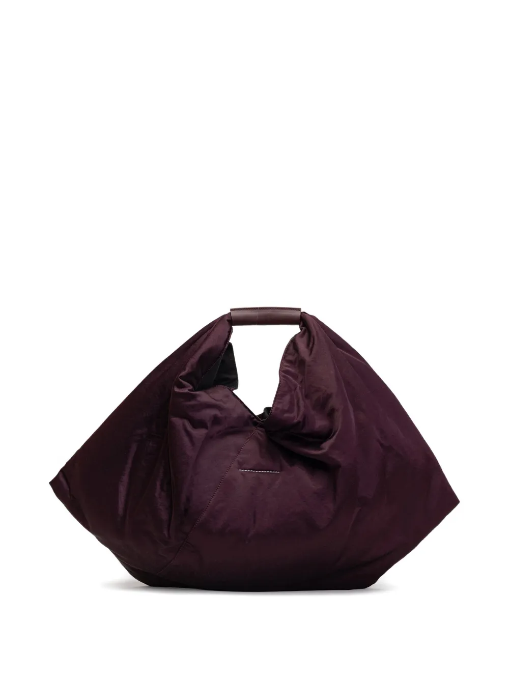 Maison Margiela Triangle draped tote bag - Purple