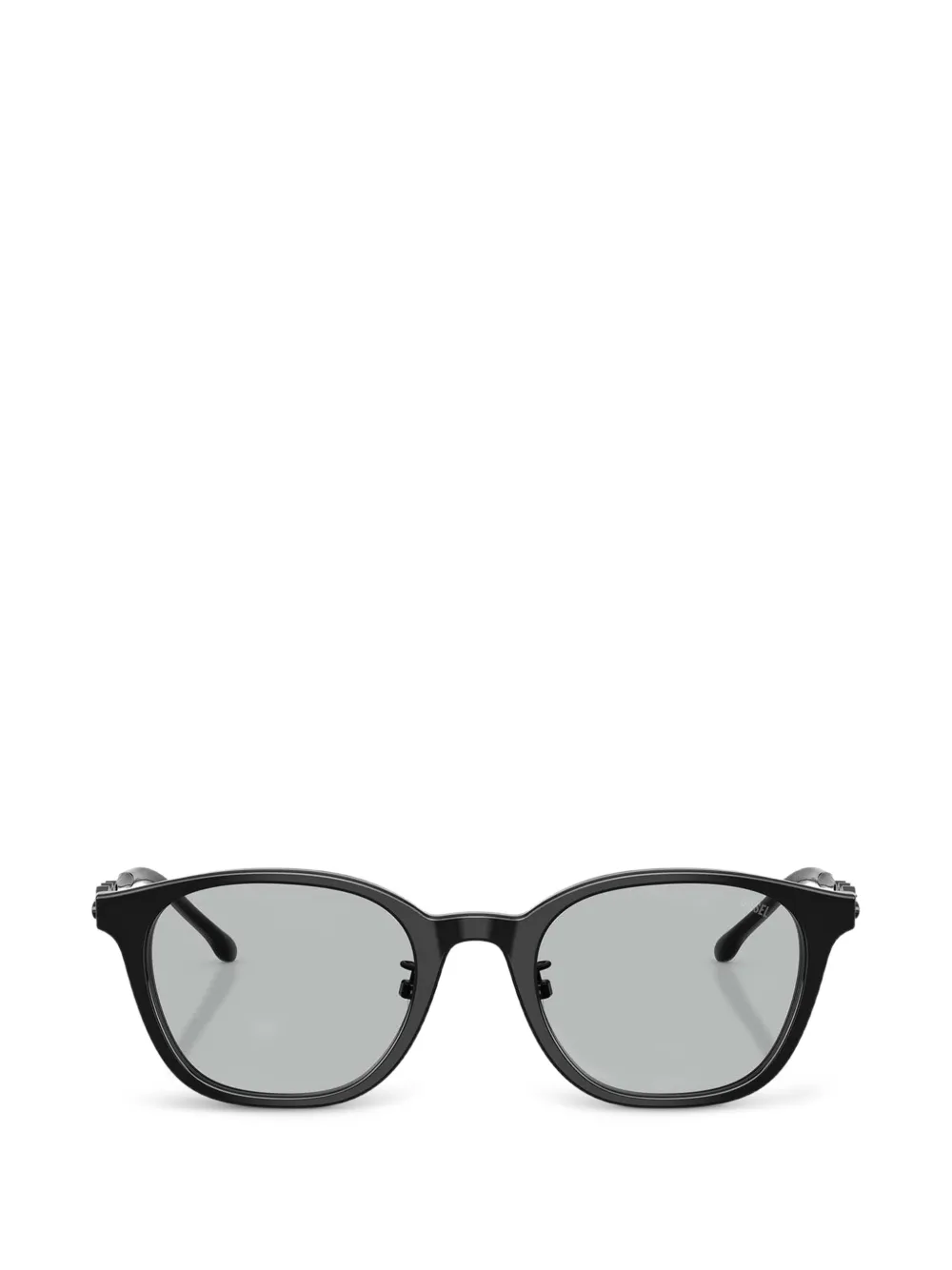 Diesel cut-out arm round-frame sunglasses - Nero