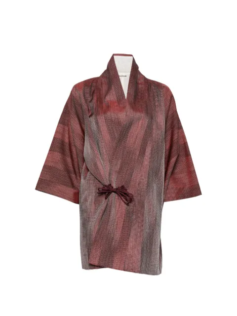 A.N.G.E.L.O. Vintage Upcycling patterned silk kimono