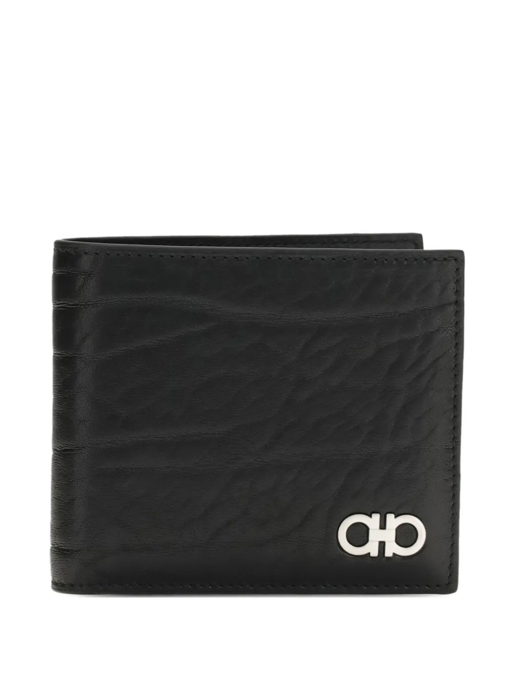Ferragamo Gancini bifold wallet - Nero