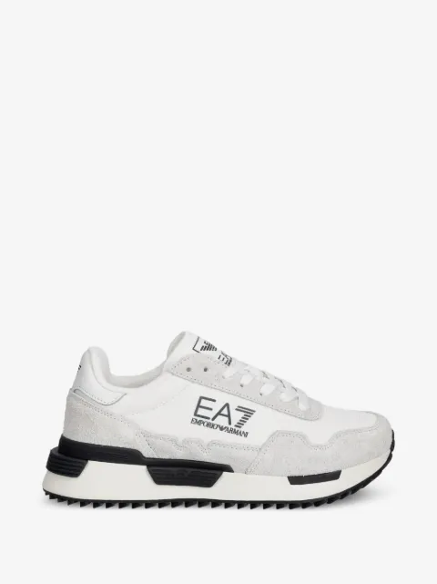 Ea7 Emporio Armani logo-print panelled sneakers