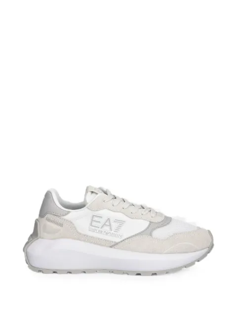 Ea7 Emporio Armani logo-patch panelled sneakers