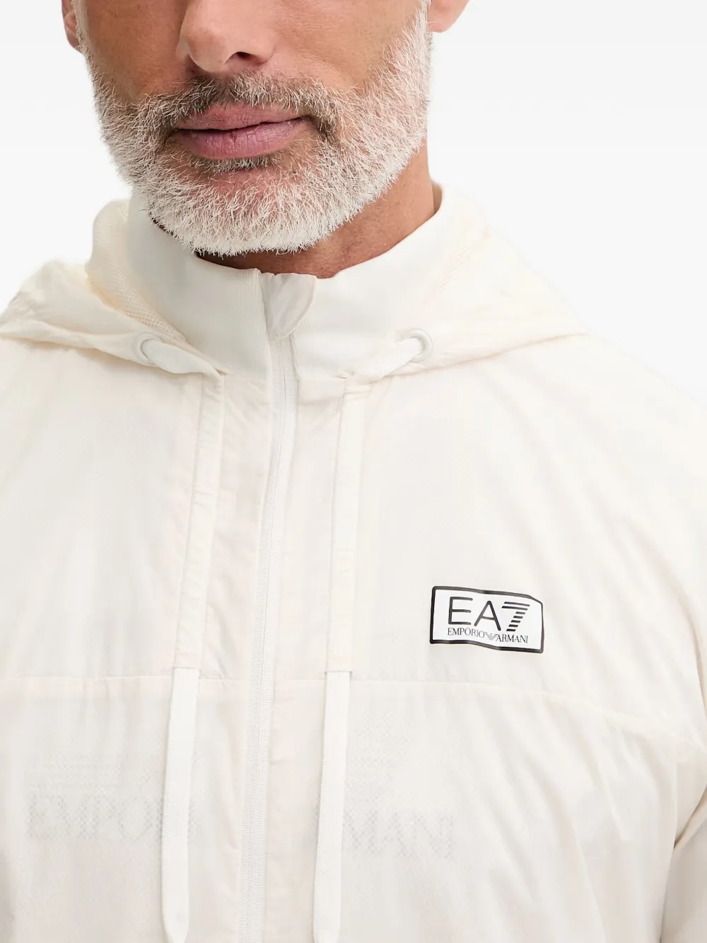 Ea7 Emporio Armani Trainingsbroek met patroon Beige