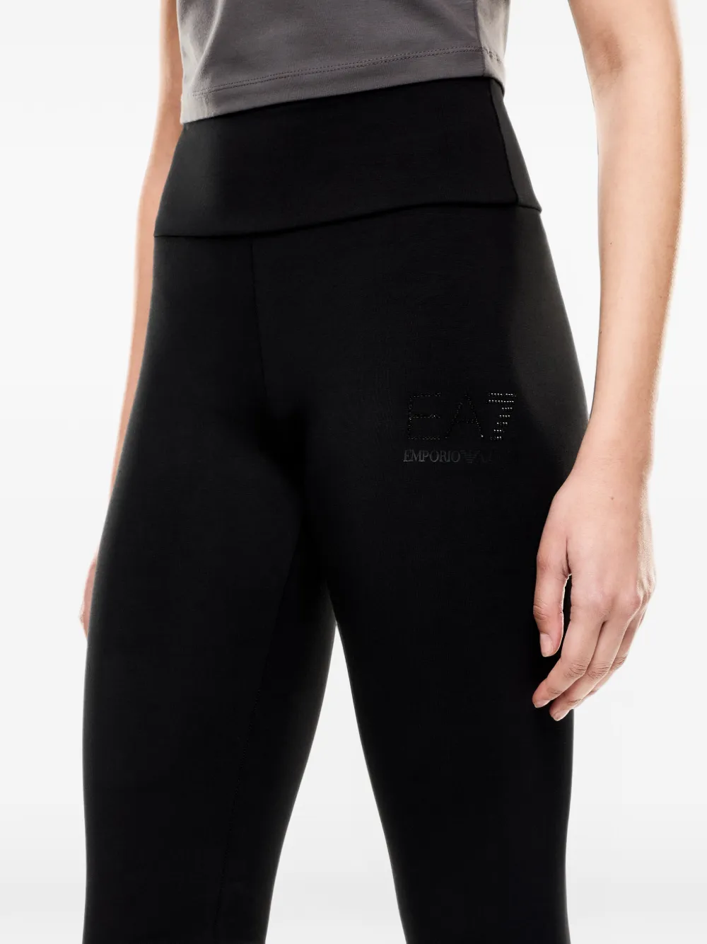 Ea7 Emporio Armani Legging met logoprint Zwart