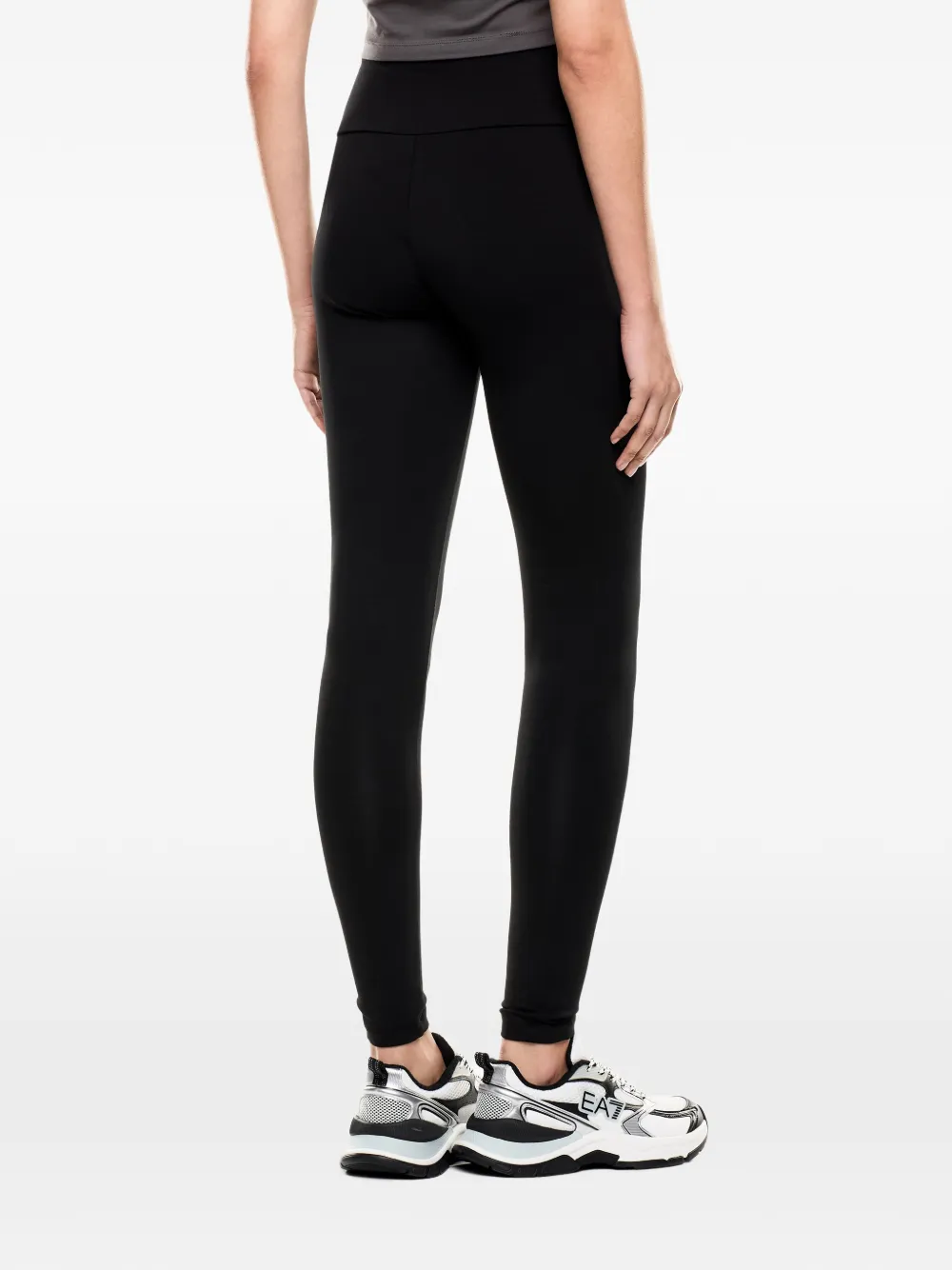 Ea7 Emporio Armani Legging met logoprint Zwart