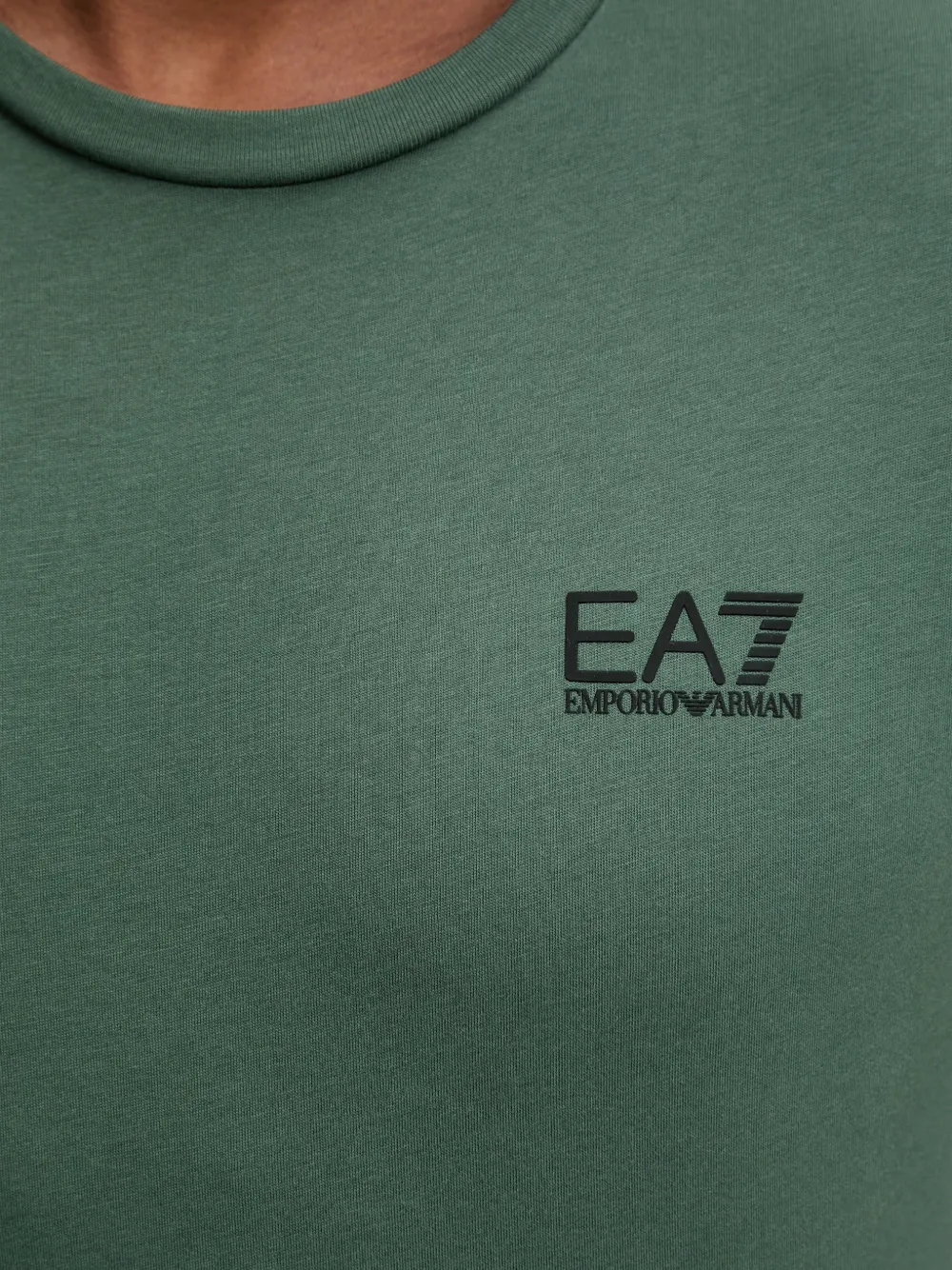 Ea7 Emporio Armani T-shirt met logoprint Groen