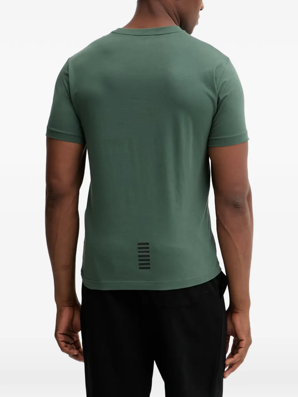Ea7 Emporio Armani T-shirt met logoprint Groen