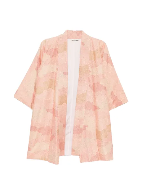 A.N.G.E.L.O. Vintage Upcycling geometric-print kimono