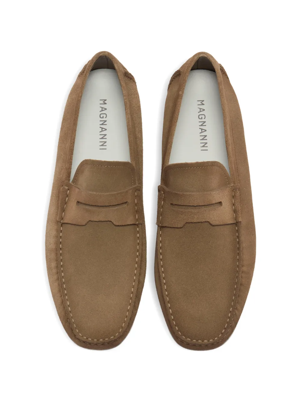 Magnanni suede penny loafers Bruin