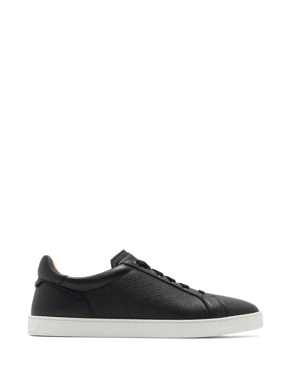 Magnanni pebbled leather sneakers Zwart