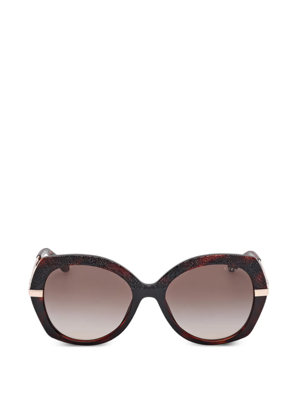 GUESS USA oversized-frame sunglasses - Braun